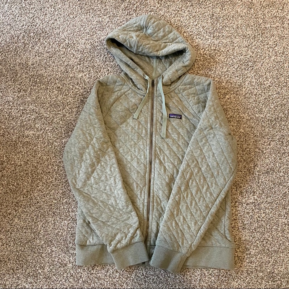 Patagonia Women's Organic Cotton Quilted Hoodie